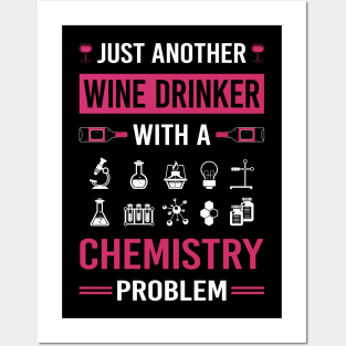 Wine Drinker Chemistry Chemical Chemist Posters and Art